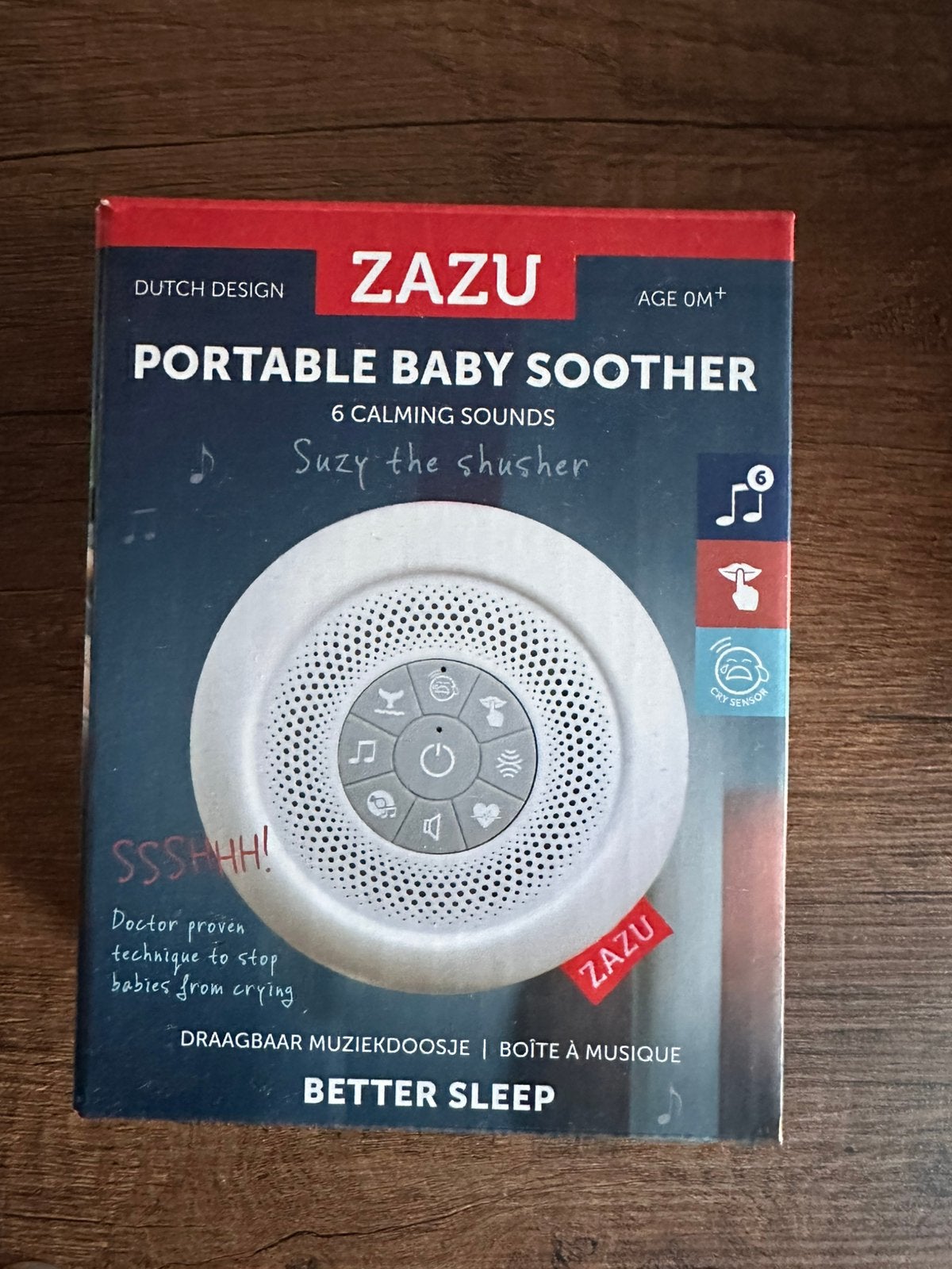ZAZU portable baby soother white noise- New, Ophalen of Verzenden, Zo goed als nieuw, Detector, Sensor of Melder, Rook