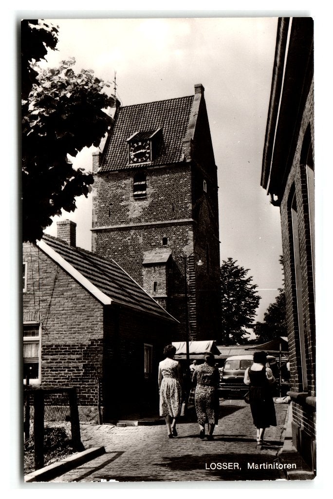 Losser, Martinitoren, Ophalen of Verzenden, 1960 tot 1980, Ongelopen, Overijssel