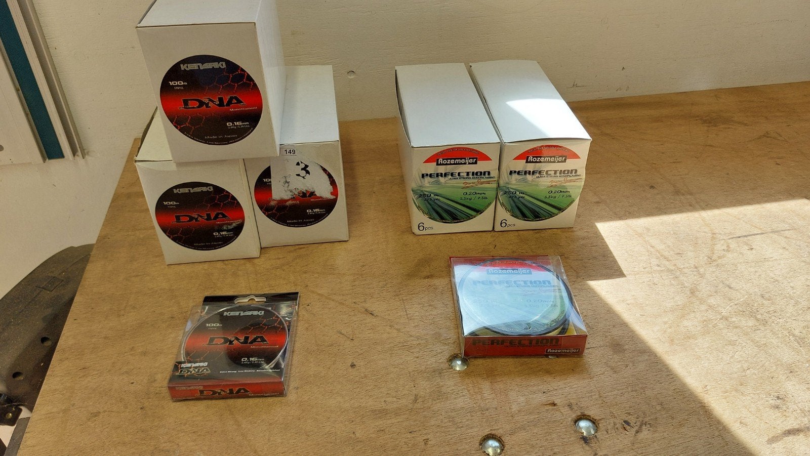 Visdraad, nylondraad te koop, Ophalen