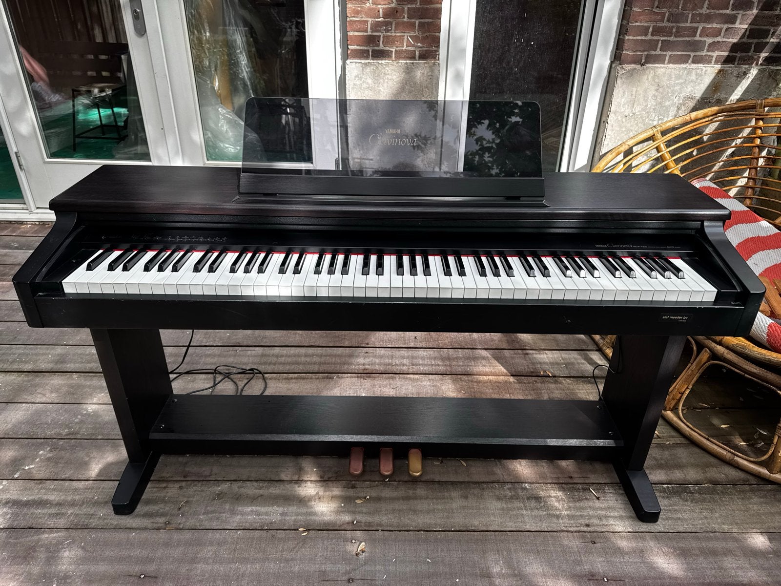 Yamaha Clavinova CLP-123 - Elektrische Piano, Ophalen, Gebruikt, Zwart, Piano