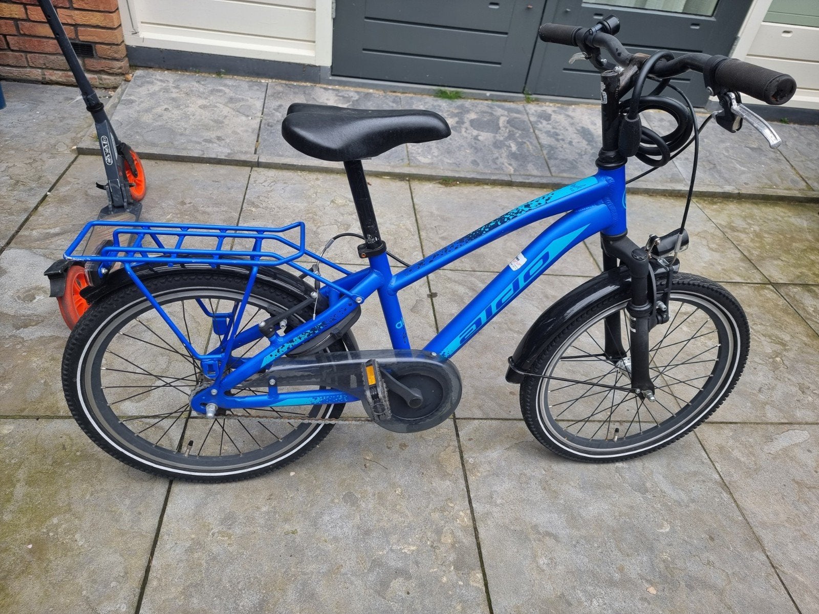 Blauwe kinderfiets 20 inch w, Fietsen en Brommers, Fietsen | Kinderfietsjes, Ophalen, 20 inch of meer, Velgrem, Aldo