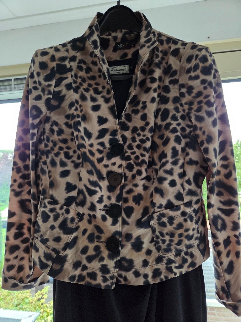 Blazer MOQ maat 42, Kleding | Dames, Jasjes, Kostuums en Pakken, Meerkleurig, Maat 42/44 (L), Ophalen of Verzenden, Zo goed als nieuw