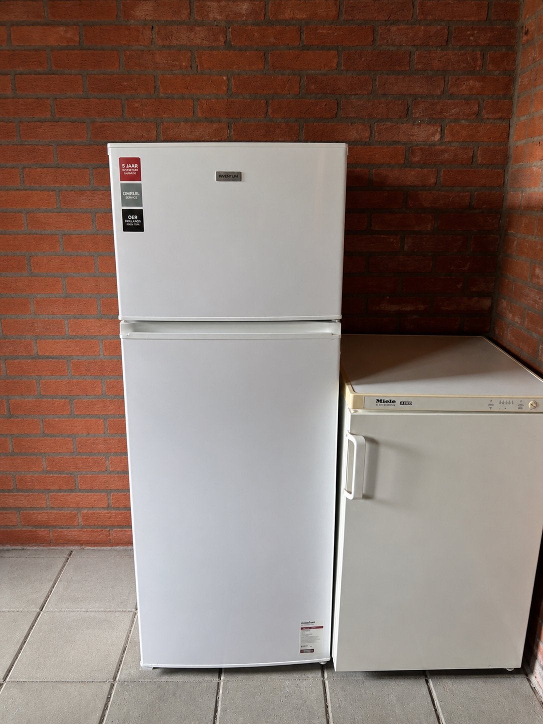 Inventum KV1430 Koelkast met vriesvak A+ (143x55x55 cm), Ophalen, Gebruikt, 200 liter of meer, Energieklasse A of zuiniger
