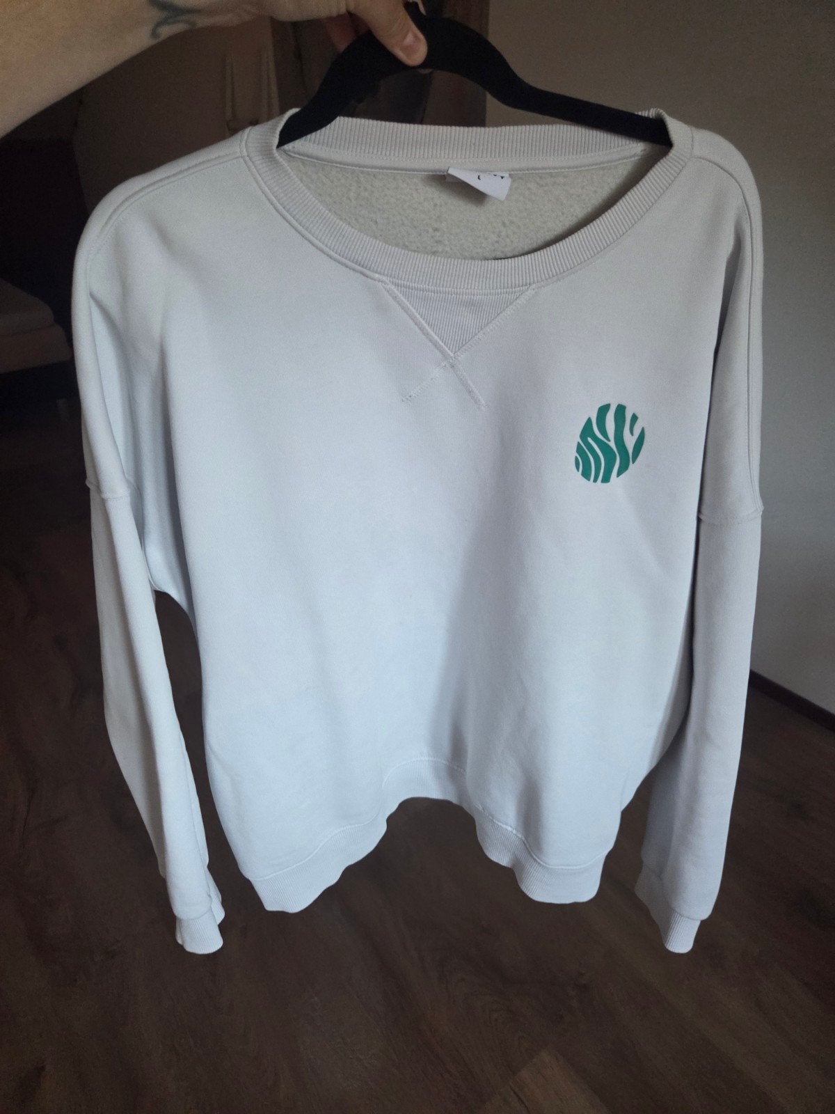 wit creme AMY&IVY sweater trui met print, maat L, AMY&IVY, Maat 42/44 (L), Ophalen of Verzenden, Zo goed als nieuw