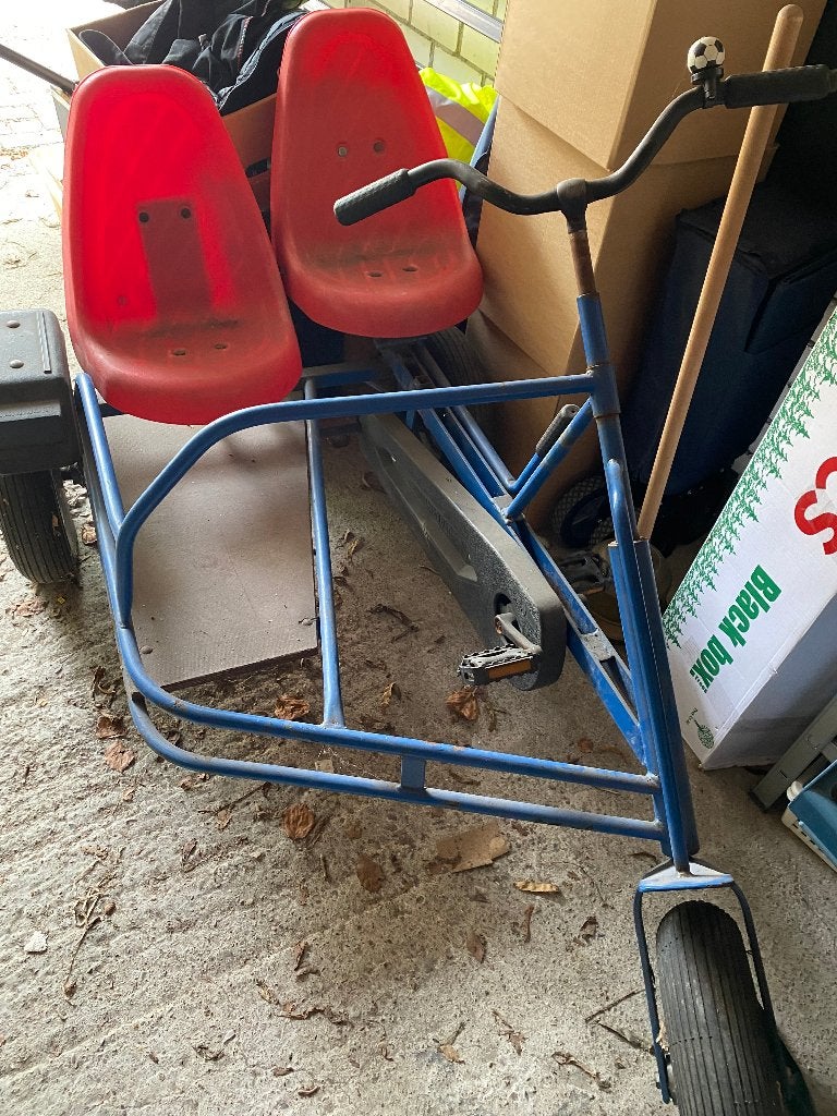 Mammoet driewielige skelter, 2-persoons - opknapper, Ophalen, Gebruikt, Mammoet, Duozit