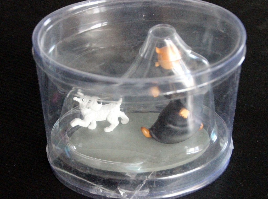 Kuifje Bobbie Hergé Figurine Tintin Hors serie ingekleurd, Verzamelen, Verzenden, Kuifje, Zo goed als nieuw, Beeldje of Figuurtje