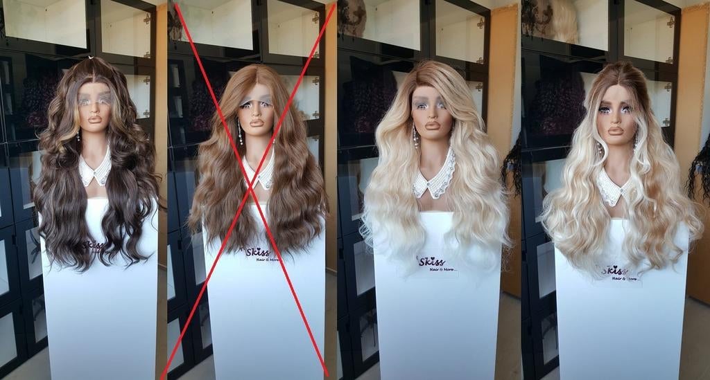 Basic Lace Pruiken - Pruik - Wig - Haar - Lace -, Ophalen of Verzenden, Nieuw, Pruik of Haarverlenging