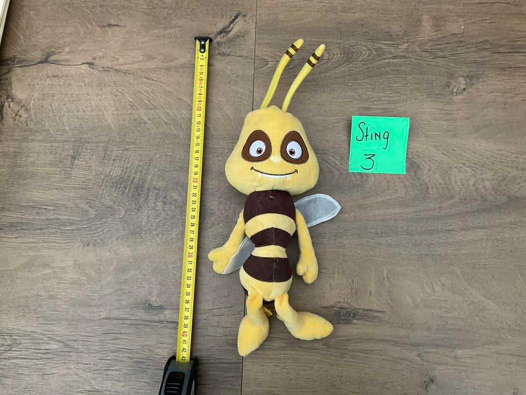 Nieuwe zgan Sting knuffel ca 40cm van Maya Maja de bij, Ophalen, Nieuw, Beeldje of Figuurtje