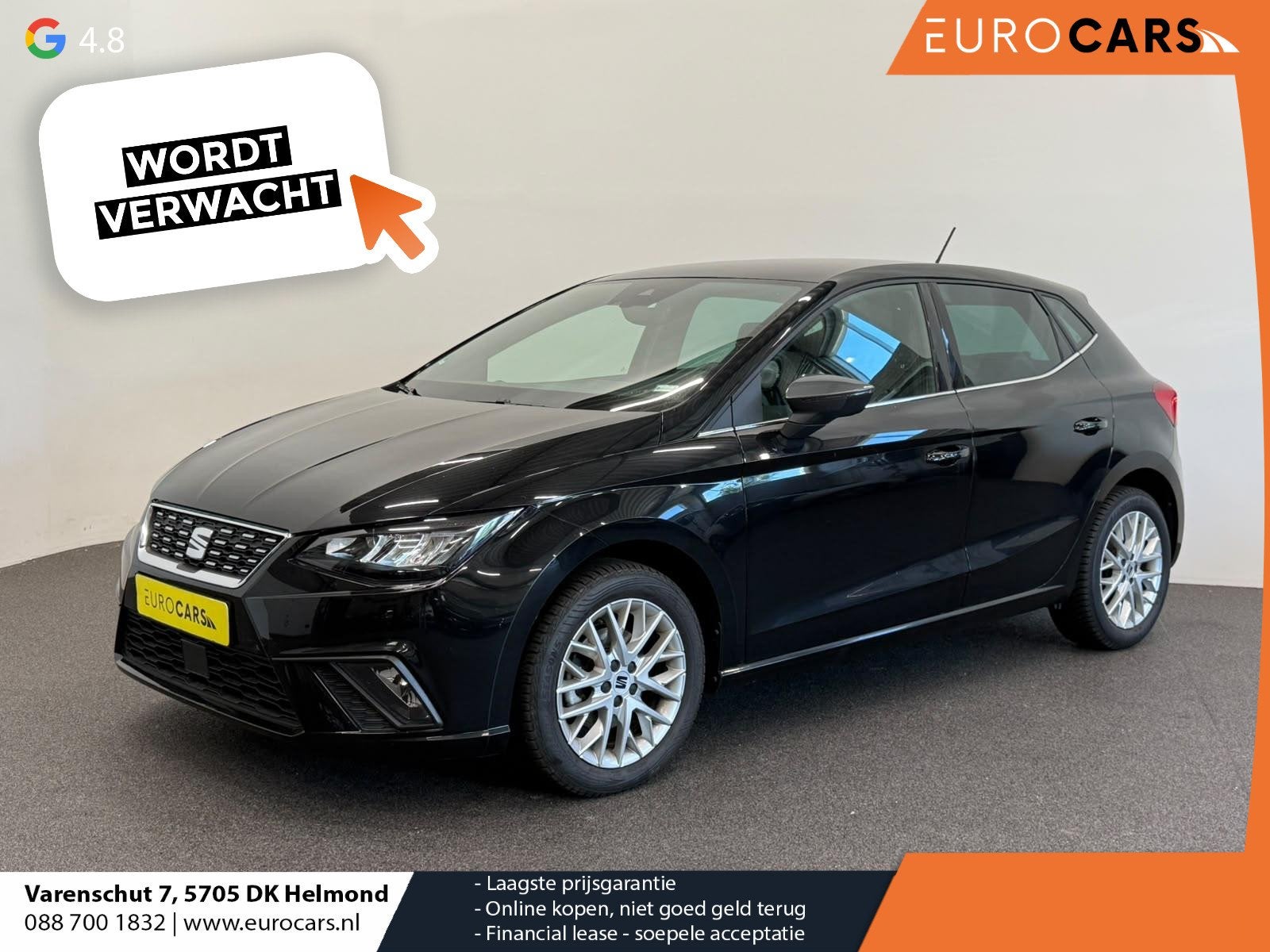 SEAT Ibiza 1.0 Eco TSI Xcellence DSG-7 Aut. 115 pk LED Navi, Stof, Gebruikt, 580 kg, 116 pk