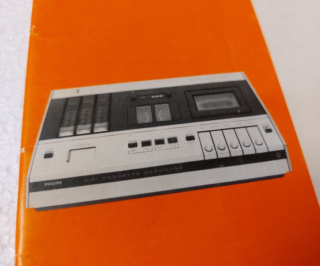 Philips N2510 GEBRUIKSAANWIJZING CASSETTE RECORDER, Philips, Philips gebruiksaawijzing, Ophalen of Verzenden, NvT