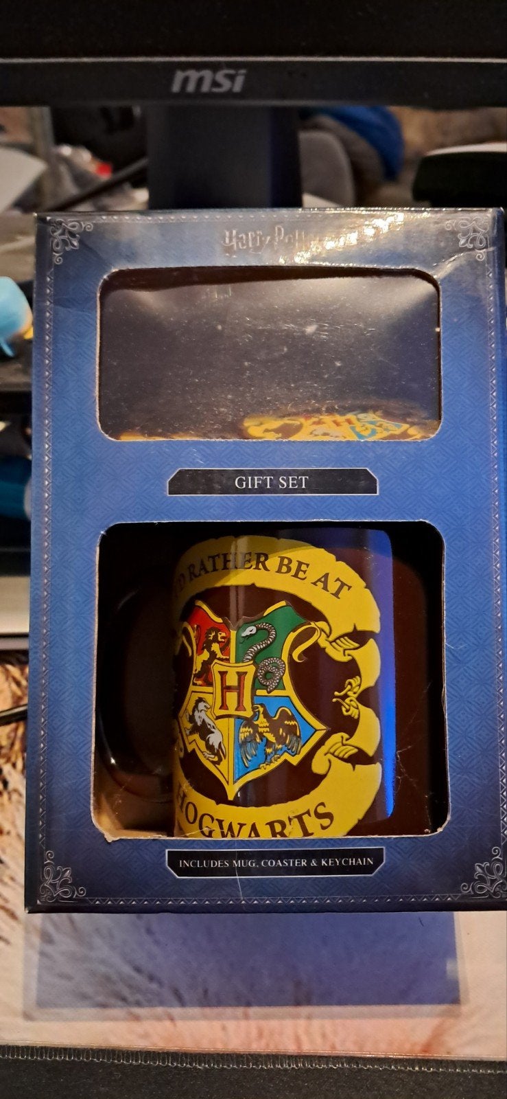 Harry Potter Cadeauset: Mok, Onderzetter & Sleutelhanger, Verzamelen, Harry Potter, Ophalen of Verzenden, Nieuw, Gebruiksvoorwerp