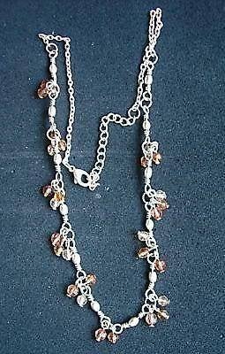 ZILVER * KETTING UIT INDIA * Fraai Cadeau! *, Verzenden, Nieuw, Met edelsteen, Zilver