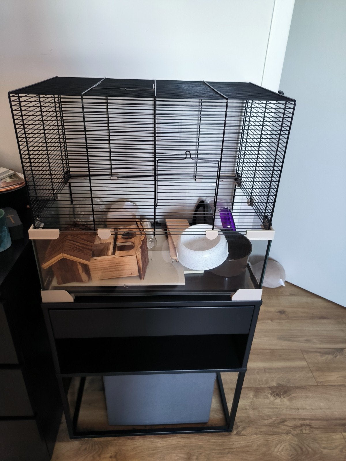 knaagdieren verblijf, Kooi, Muis, Minder dan 75 cm, Zo goed als nieuw