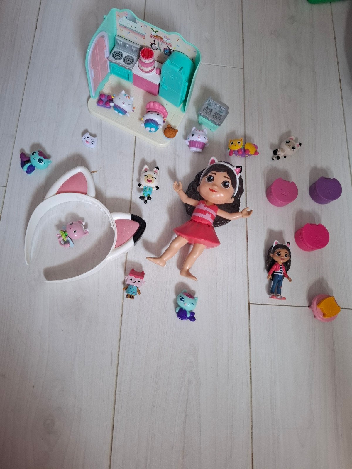 Gaby's Poppenhuis Speelgoed Set met Figuren en Accessoires, Ophalen, Gebruikt, Poppenhuis