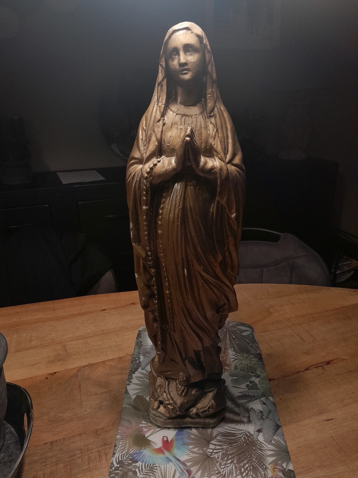 Mariabeeld is 62cm hoogmari, Antiek en Kunst, Ophalen