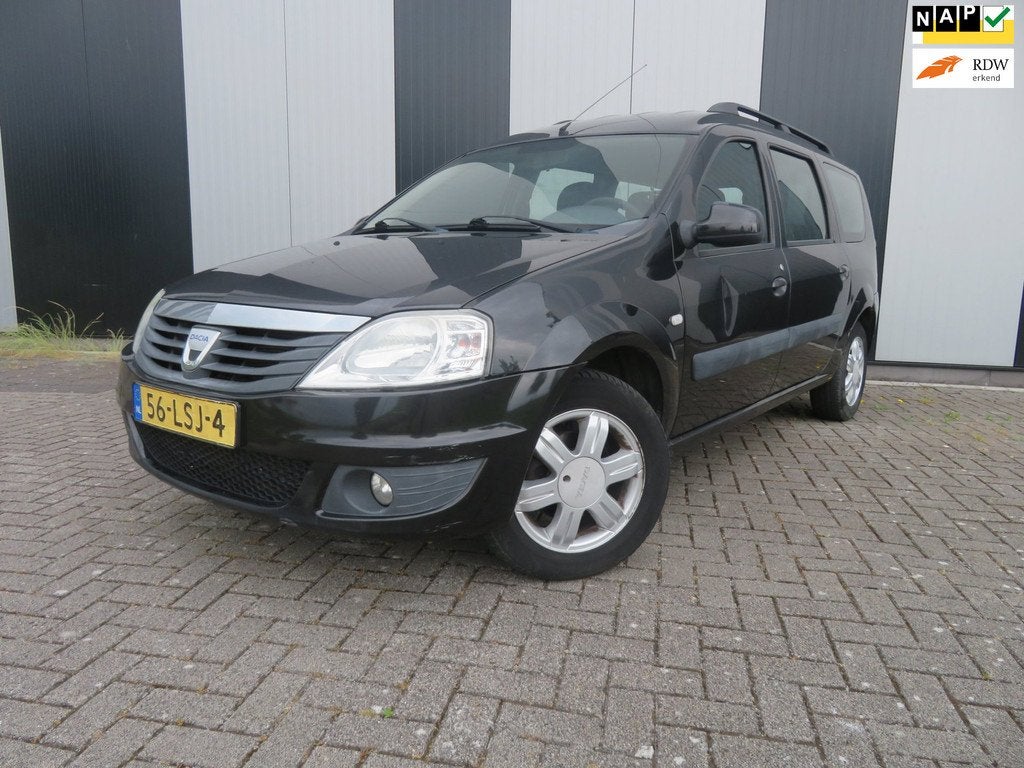Dacia Logan MCV 1.6 Ambiance, Stof, Gebruikt, Zwart, 4 cilinders