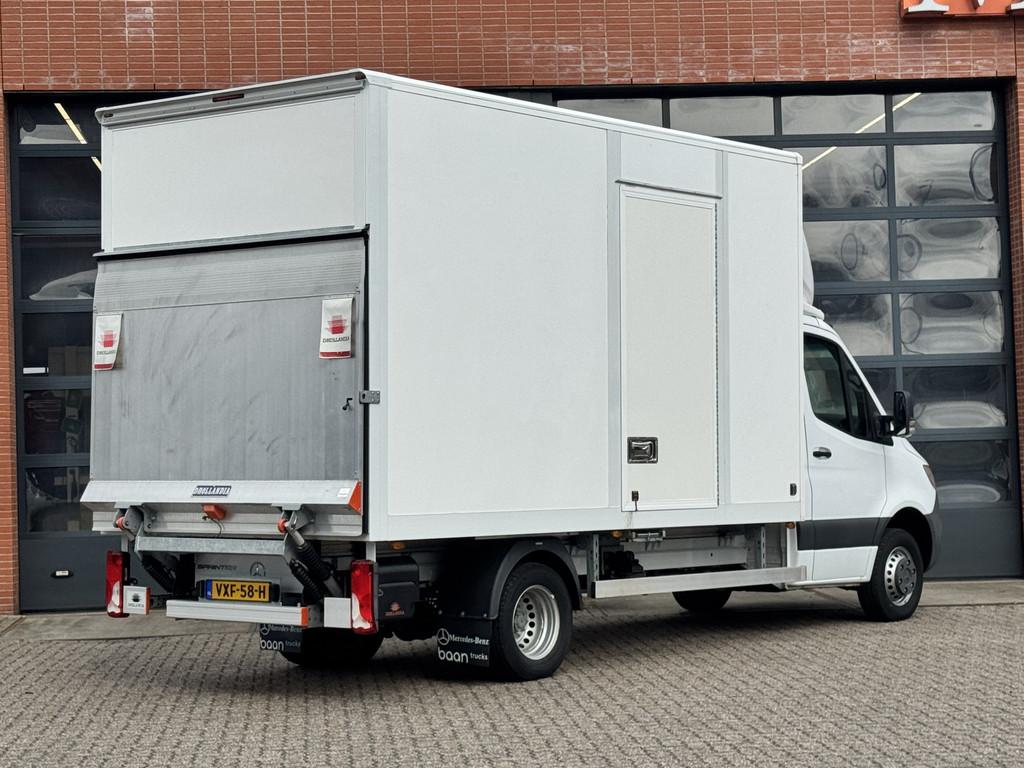 Mercedes-Benz Sprinter 516 Bakwagen + Laadklep Dhollandia |, Gebruikt, 4 cilinders, Wit, Mercedes-Benz