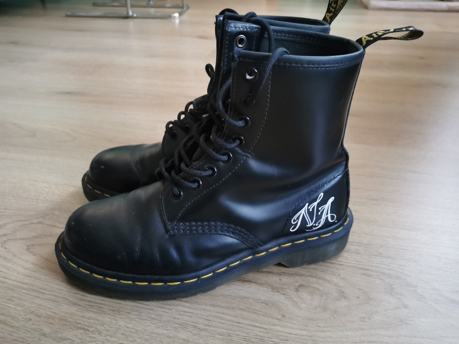 Dr Martens 1460 heel goed, Zwart, Lage of Enkellaarzen, Ophalen of Verzenden, Dr. Martens