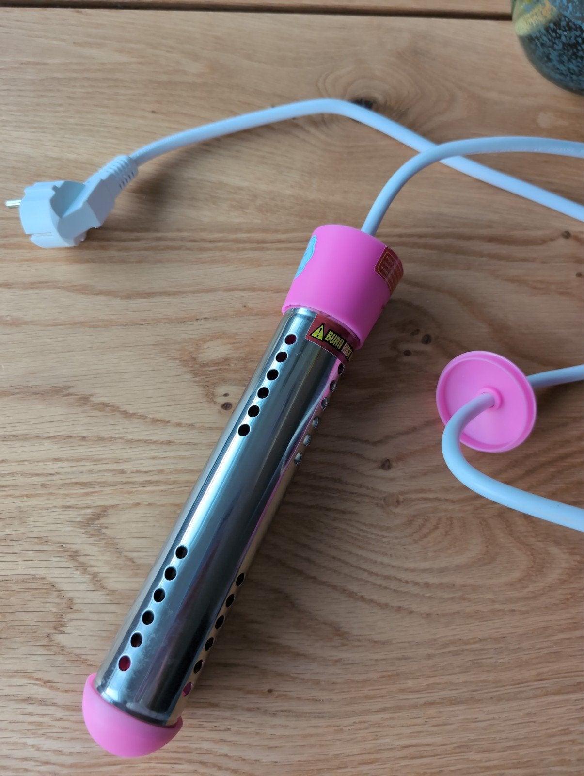 Draagbare Dompelverwarmer - Waterkoker voor Reizen, Ophalen of Verzenden, Zo goed als nieuw
