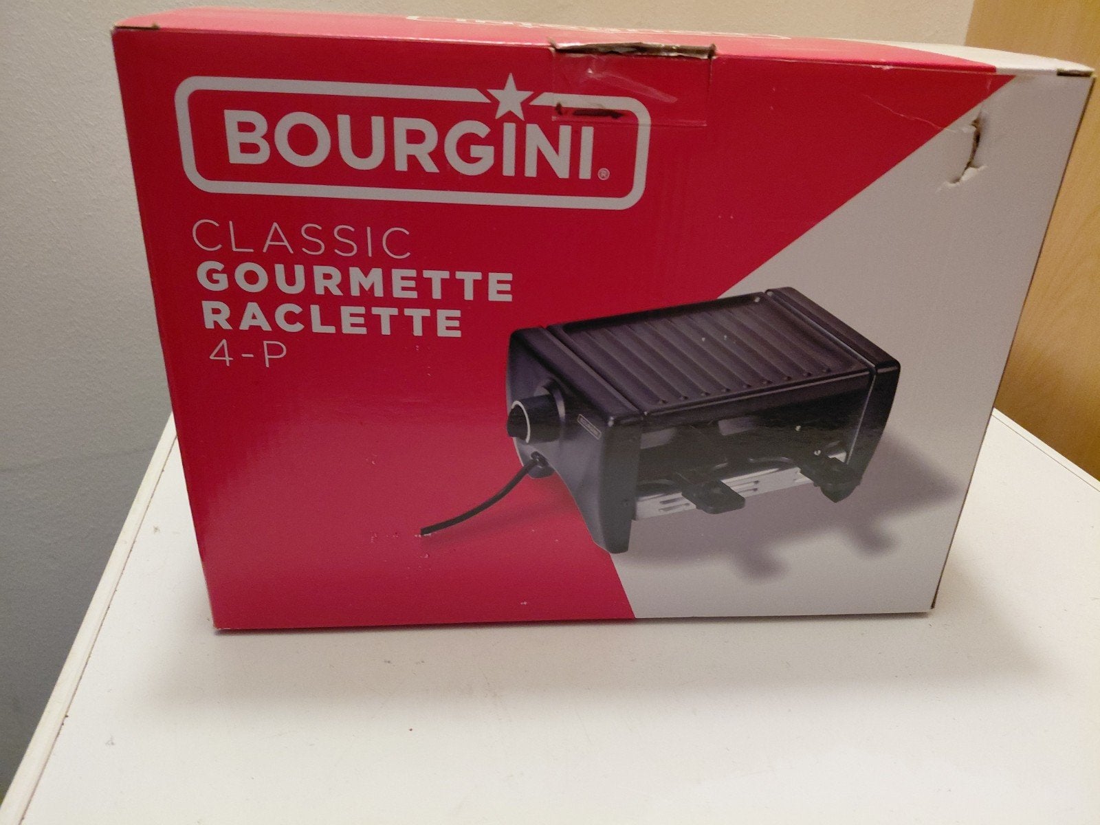 Bourgini Classic Gourmette Raclette 4-P, Ophalen of Verzenden, Zo goed als nieuw, 4 t/m 7 personen