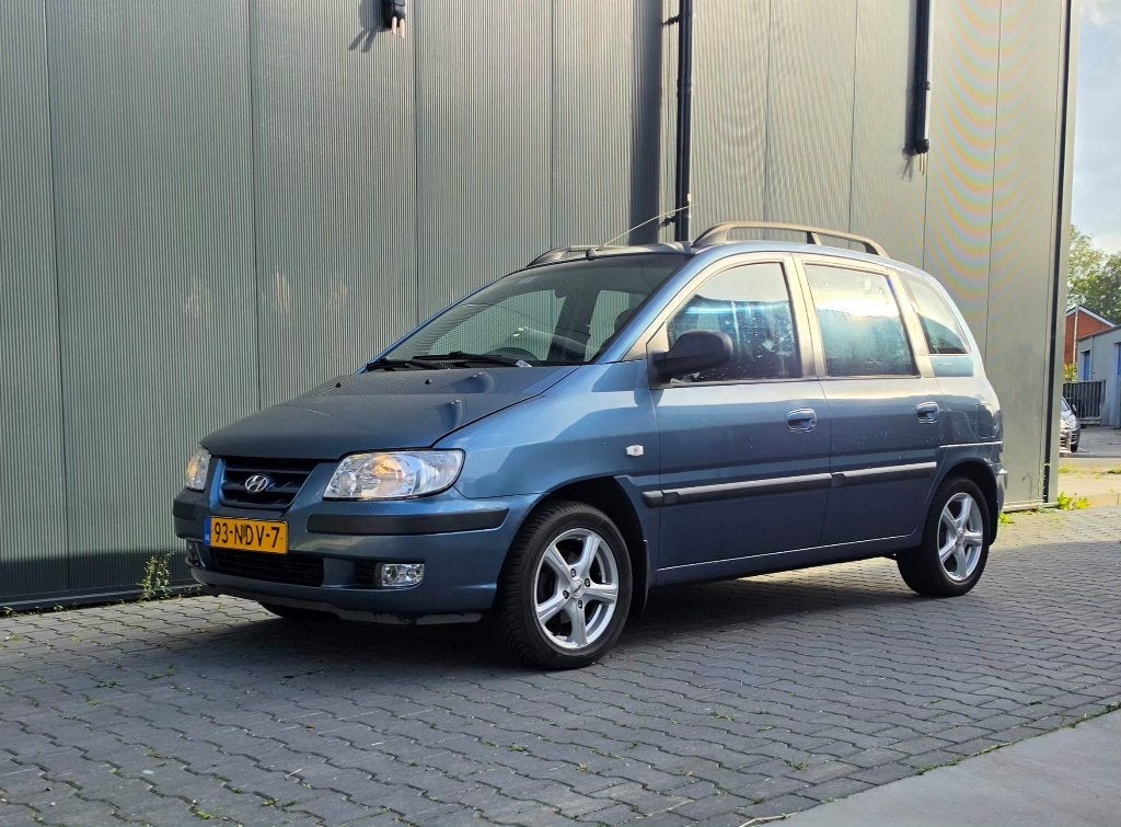 Hyundai Matrix 1.8 AUT 2002 Blauw, Matrix, Stof, 4 cilinders, Blauw