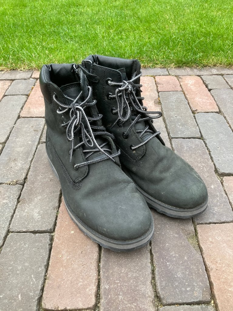 Zwarte Timberlands boots maat 38, Gebruikt, Timberland, Ophalen of Verzenden, Laarzen