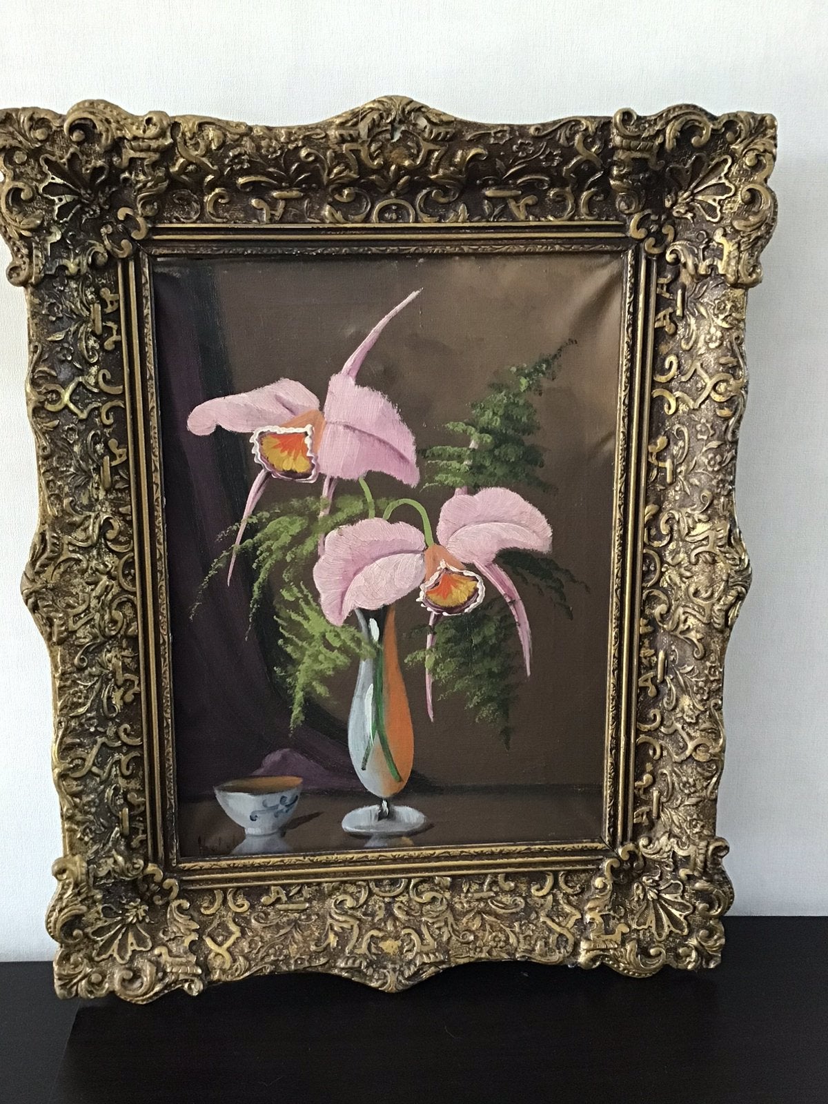 Origineel Nederlands olieverfschilderij op doek!, Antiek en Kunst, Doek, Oud hollands, Bijzondere lijst, Olieverf