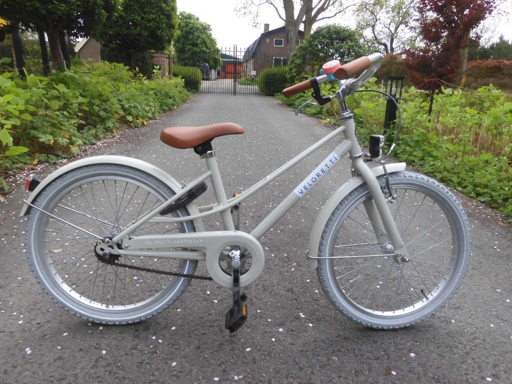 Coole pebble grey  20" veloretti meidenfiets, Terugtraprem, Zo goed als nieuw, 20 inch, Ophalen