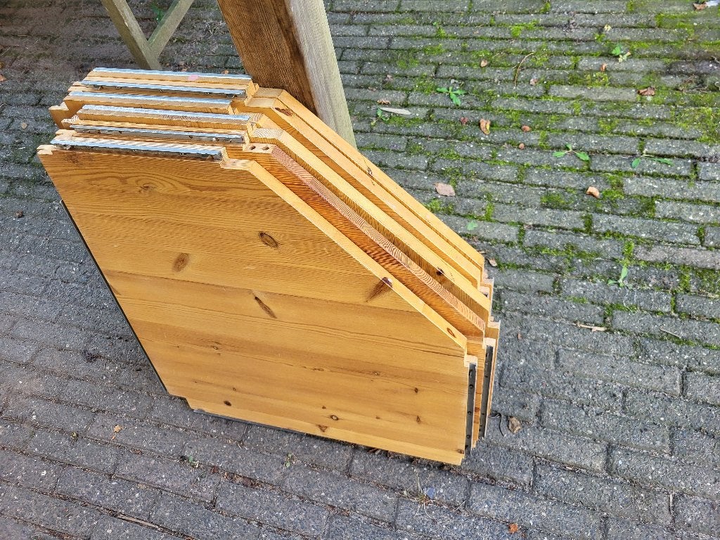 Hoekplanken Ikea Ivar grenen zes stuks, Ophalen, Gebruikt