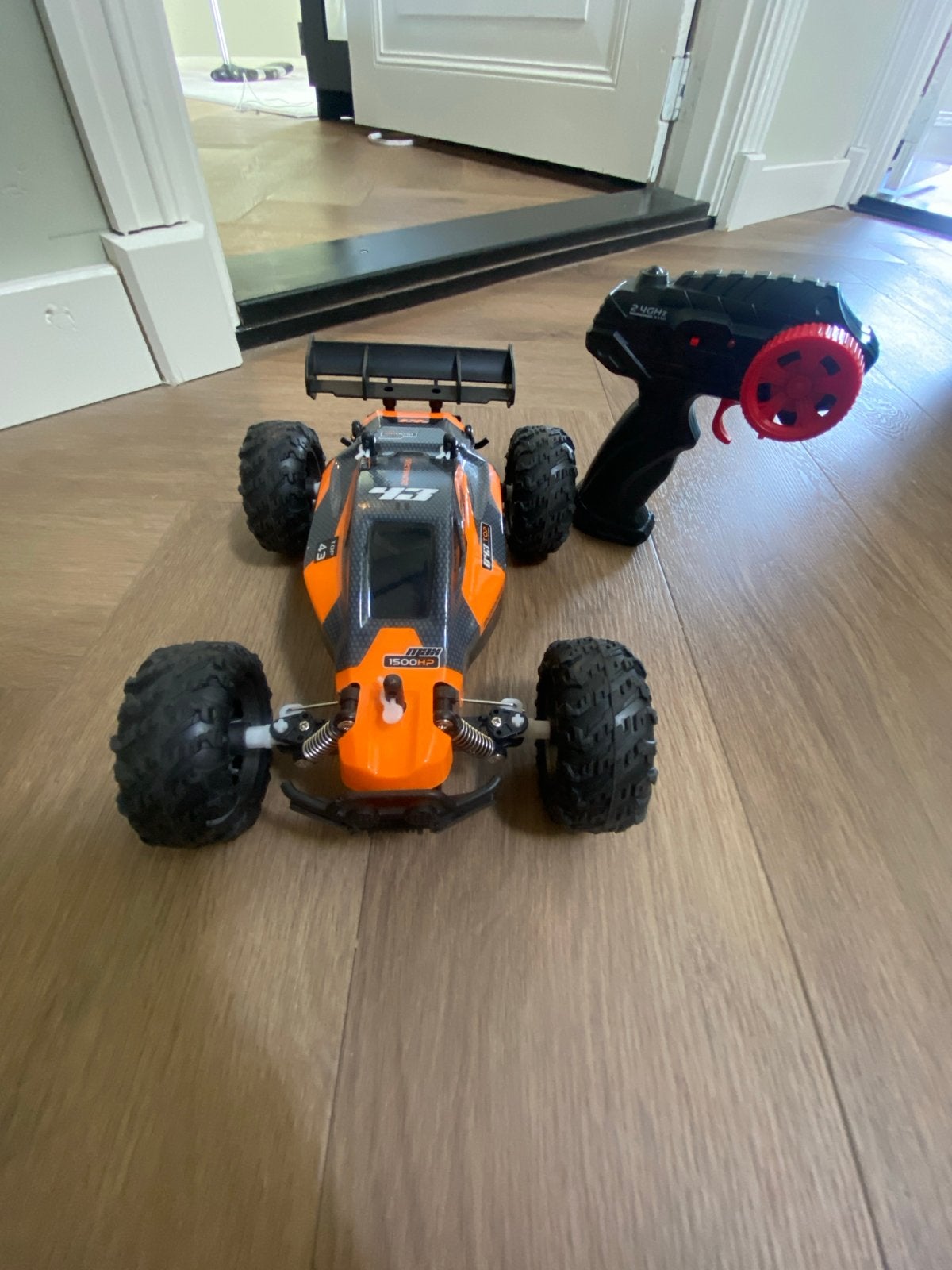 Bestuurbare auto met afstandsbediening# van de trap gegooid, Auto offroad, Zo goed als nieuw, RTR (Ready to Run), Overige schalen