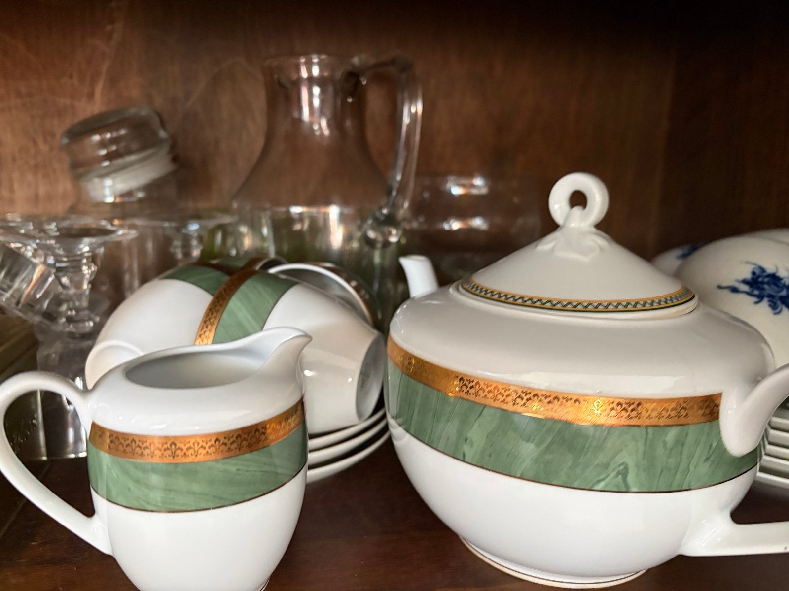 Wittersland Servies - Groen & Goud, Ophalen