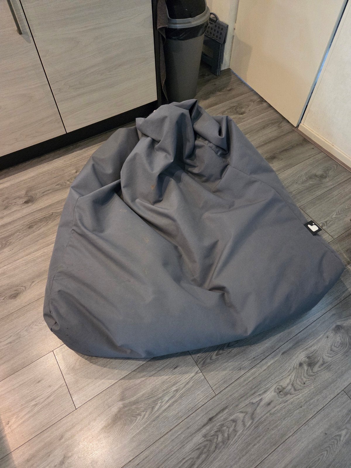 Extreme Lounging Zitzak - Comfortabel en Stijlvol, Huis en Inrichting, Zitzakken, Ophalen, Gebruikt, Grijs, Zitzak