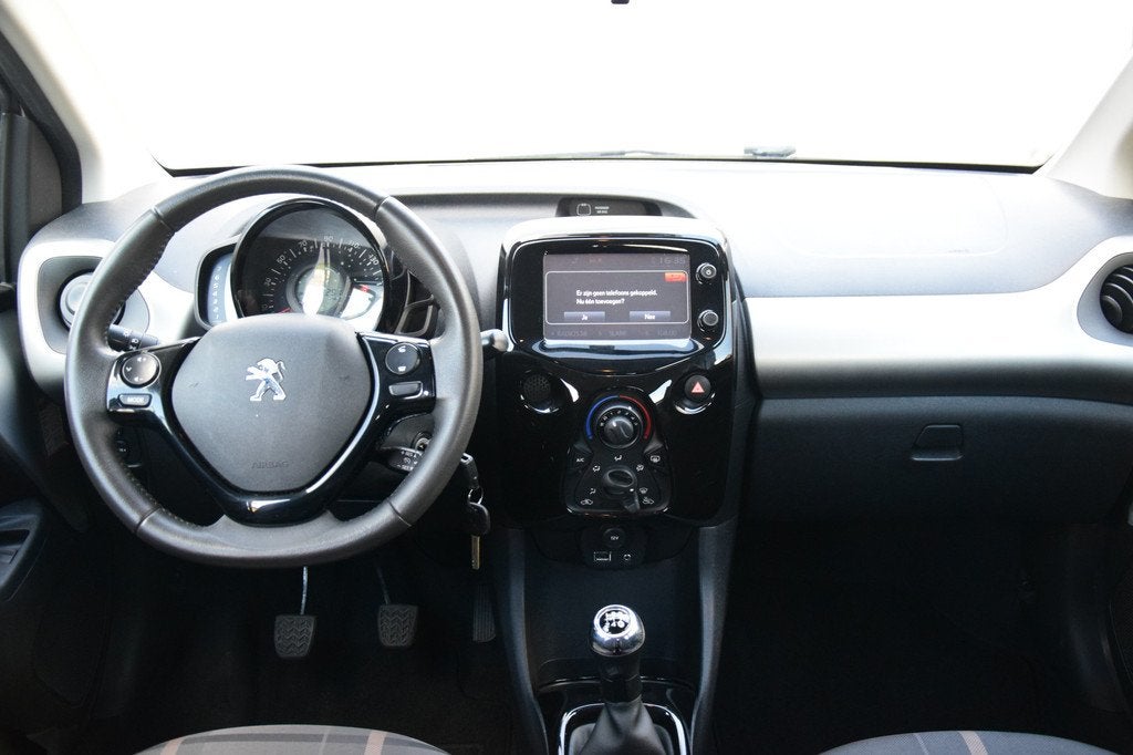 Peugeot 108 1.0 e-VTi Allure Airco Audio/Bluetooth, Auto's, Peugeot, Voorwielaandrijving, Euro 5, Stof, Gebruikt