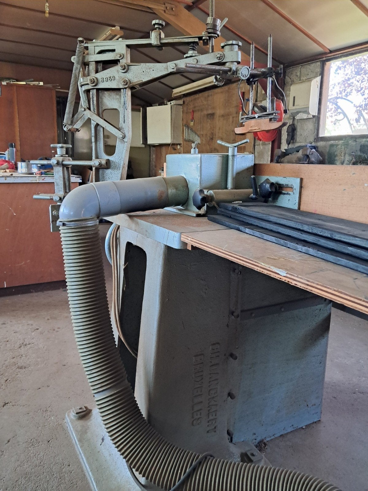 Professionele Houtfreesmachine - Ch. Danglaert, Ophalen