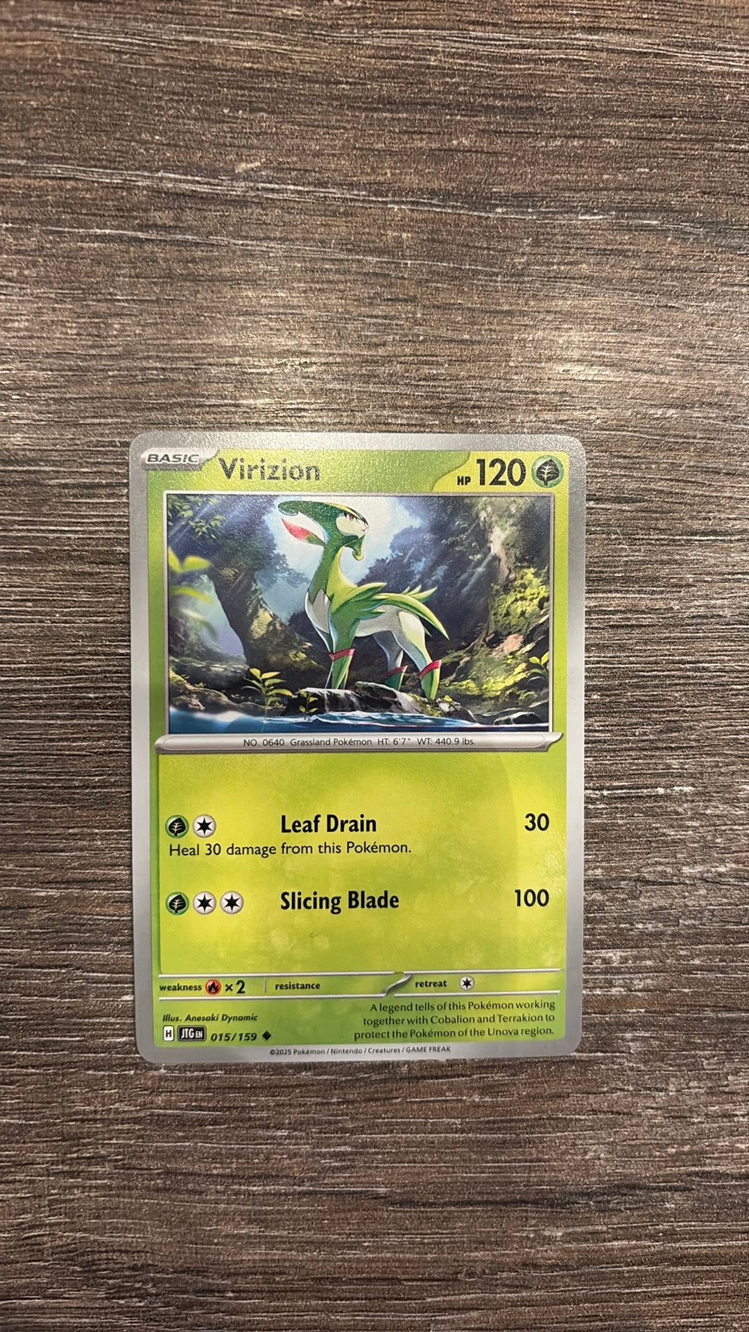 JTG Virizion 015/159, Ophalen of Verzenden, Zo goed als nieuw