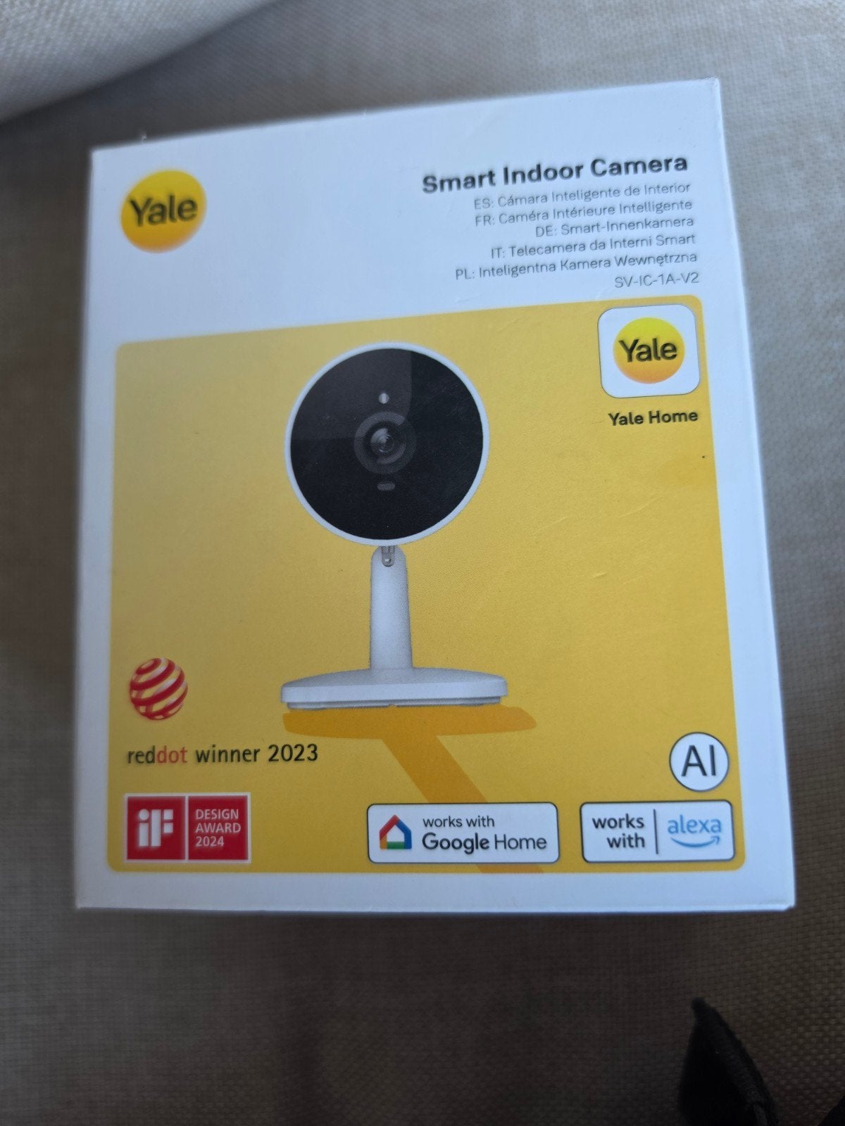 Yale Smart Indoor Camera - Beveilig je huis slim, Beweging, Overige typen, Nieuw, Ophalen of Verzenden