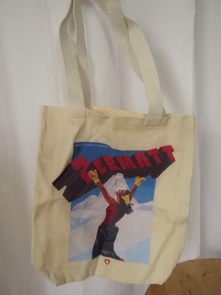 nieuwe canvas tas Zermatt van Vietti, Ophalen of Verzenden, Nieuw, Beige, Shopper