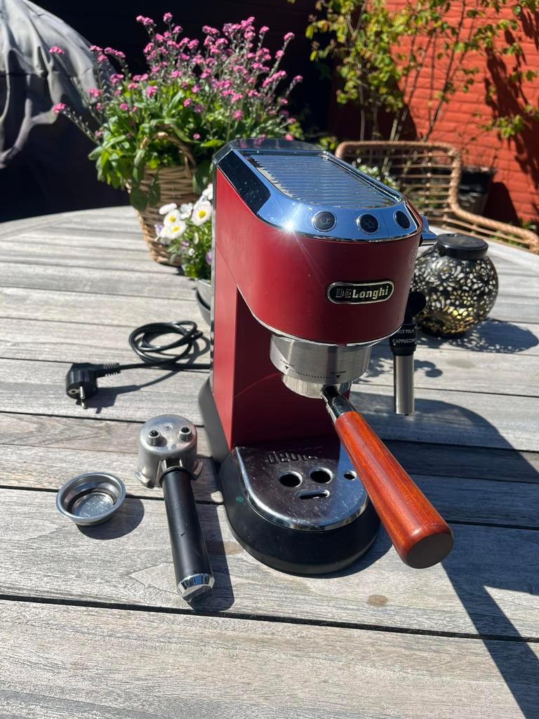 DeLonghi espressomachine EC685, Stoompijpje, Gebruikt, Espresso apparaat, Gemalen koffie
