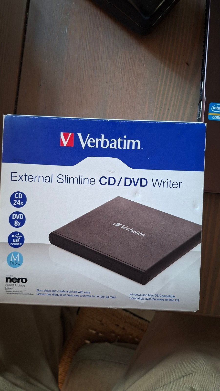 verbatim cd dvd writer reader, Computers en Software, Dvd, Nieuw, Extern, MacOS