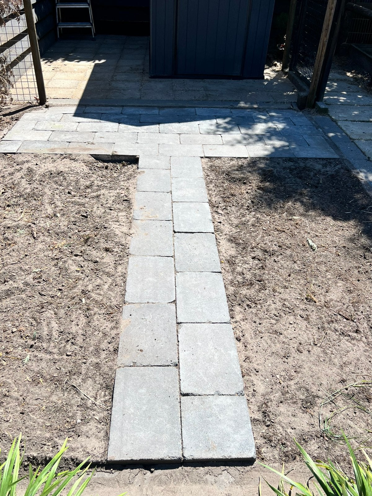 Getrommelde tegels / abbeystones, Tuin en Terras, Ophalen, Zo goed als nieuw, Beton, Terrastegels