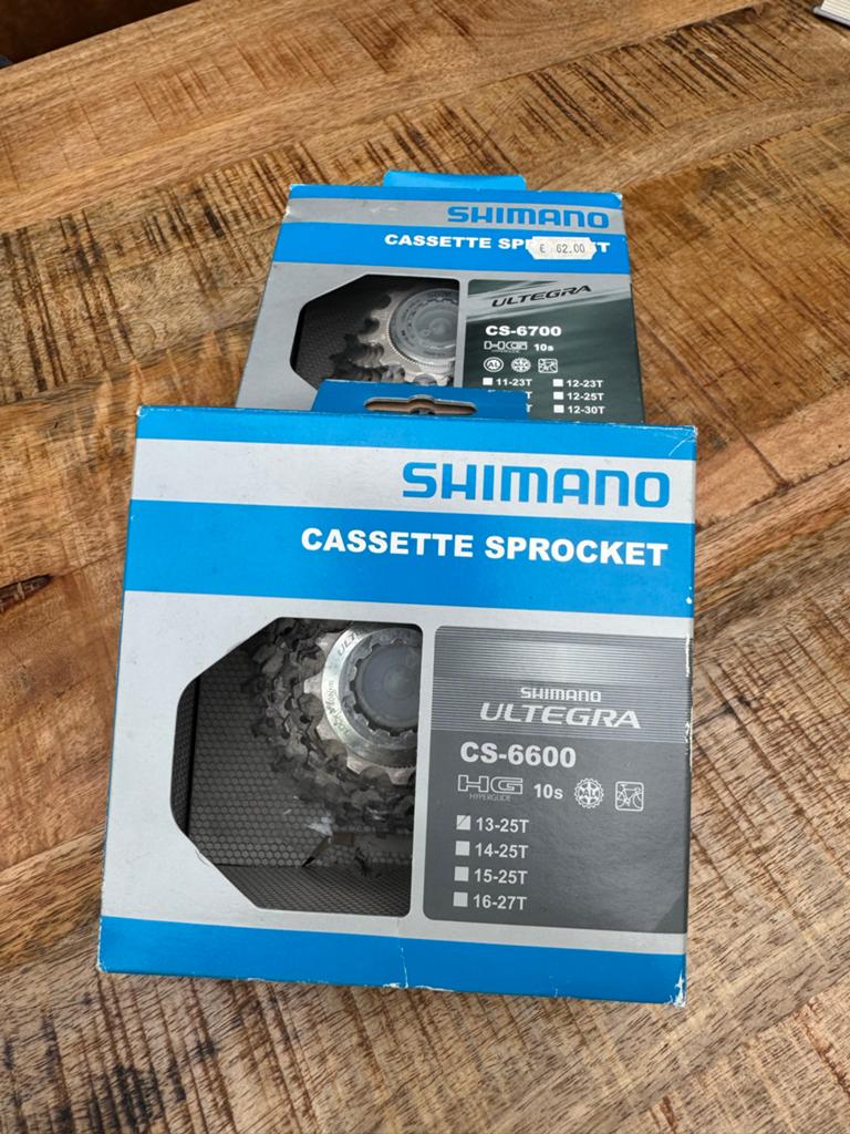 Shimano Ultegra CS-6700 & CS-6600 Cassette Tandwielen, Fietsen en Brommers, Fietsonderdelen, Ophalen of Verzenden, Derailleur of Ketting