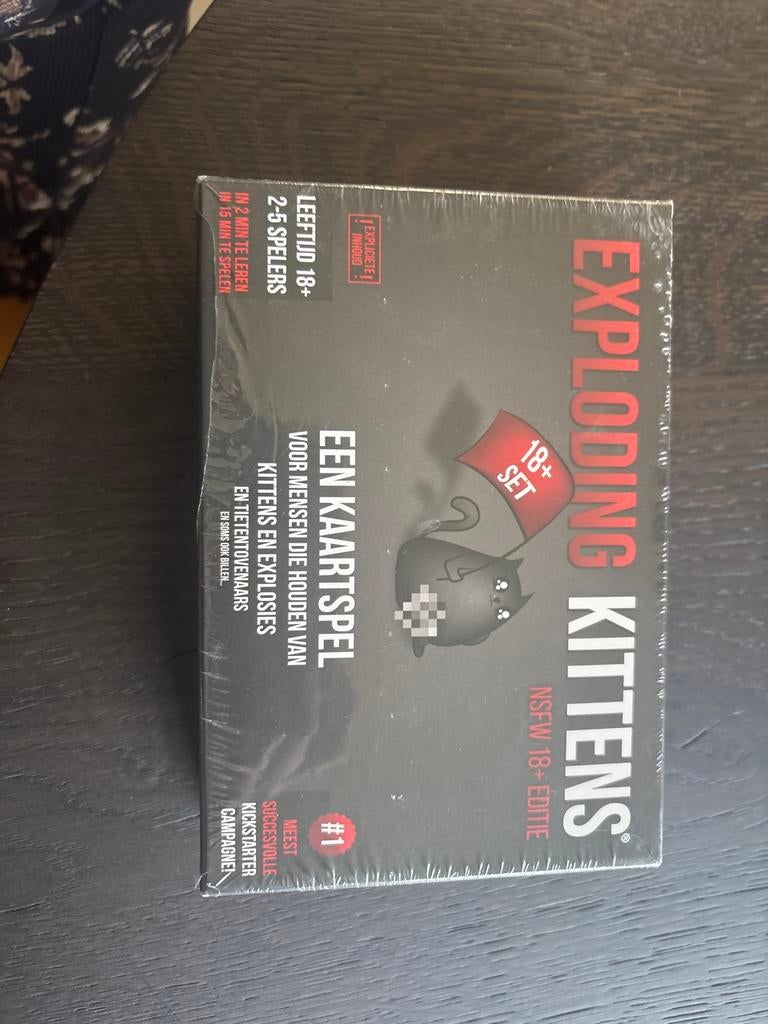 Exploding Kittens NSFW 18+ Editie Kaartspel, Een of twee spelers, Ophalen of Verzenden, Nieuw