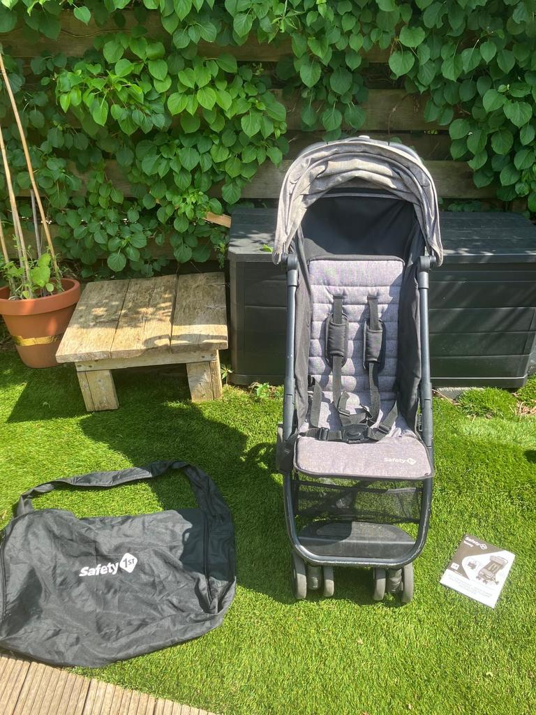 Safety1st buggy met reistas, Ophalen, Gebruikt, Overige merken, Verstelbare rugleuning