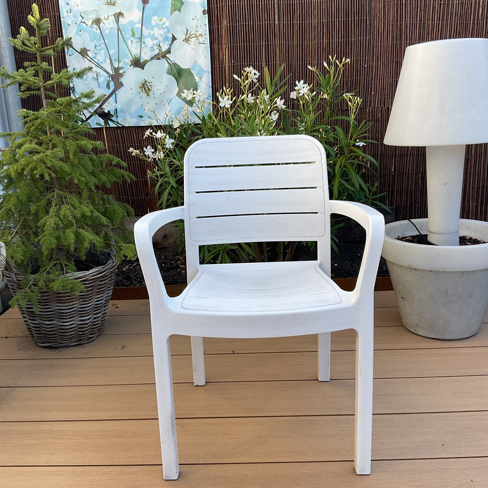 Allibert tuinstoel, Tuin en Terras, Ophalen, Gebruikt, Kunststof, Stapelbaar