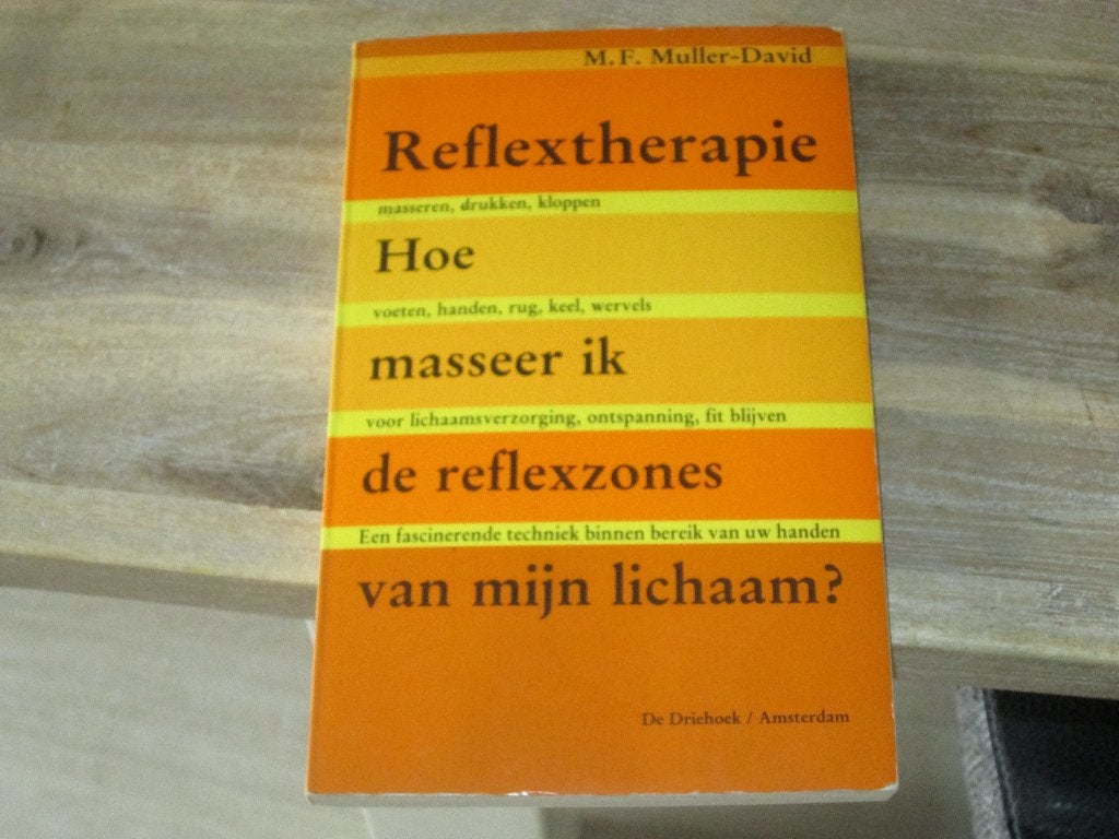 reflextherapie door M.F. Muller - David, Ophalen of Verzenden, Zo goed als nieuw