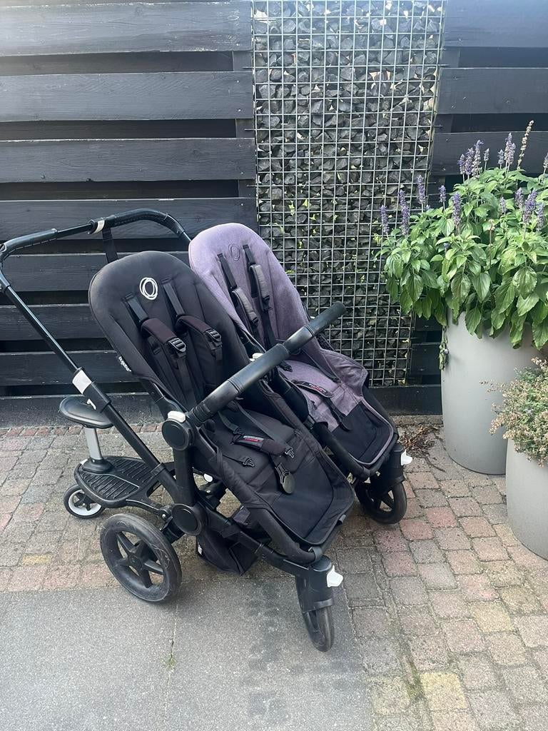 Bugaboo dubbele (kan ook als enkele) kinderwagen (compleet)., Kinderen en Baby's, Kinderwagens en Combinaties, Ophalen of Verzenden