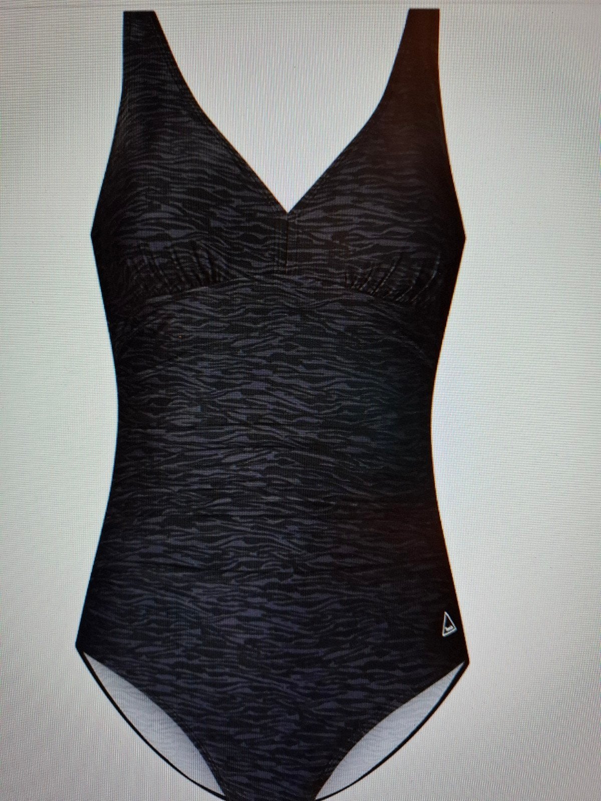 tk: zgan. TWEKA corrigerend BADPAK mt.40 (42) zwart/grijs, Kleding | Dames, Badmode en Zwemkleding, TWEKA, Zwart, Badpak, Ophalen of Verzenden