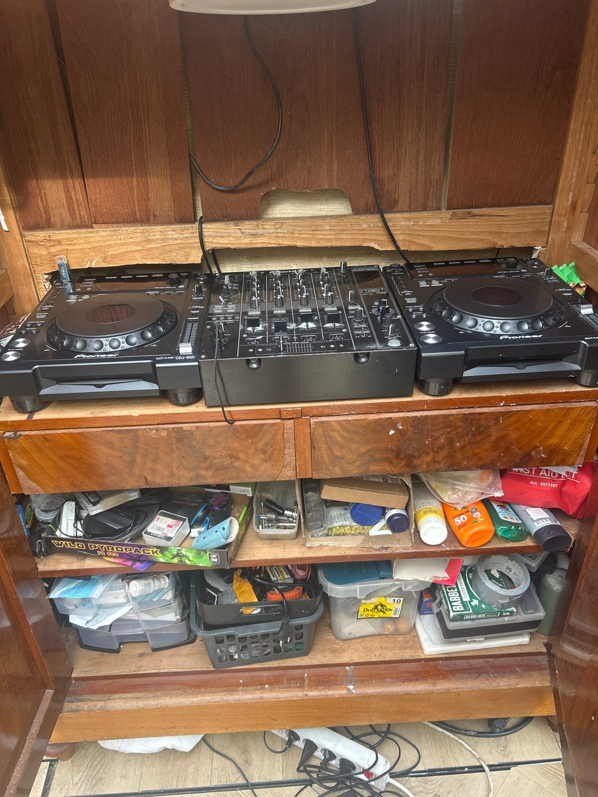 Pioneer DJ-set: CDJ-850 spelers en DJM-800 mixer, Muziek en Instrumenten, Dj-sets en Draaitafels, Ophalen of Verzenden, Gebruikt