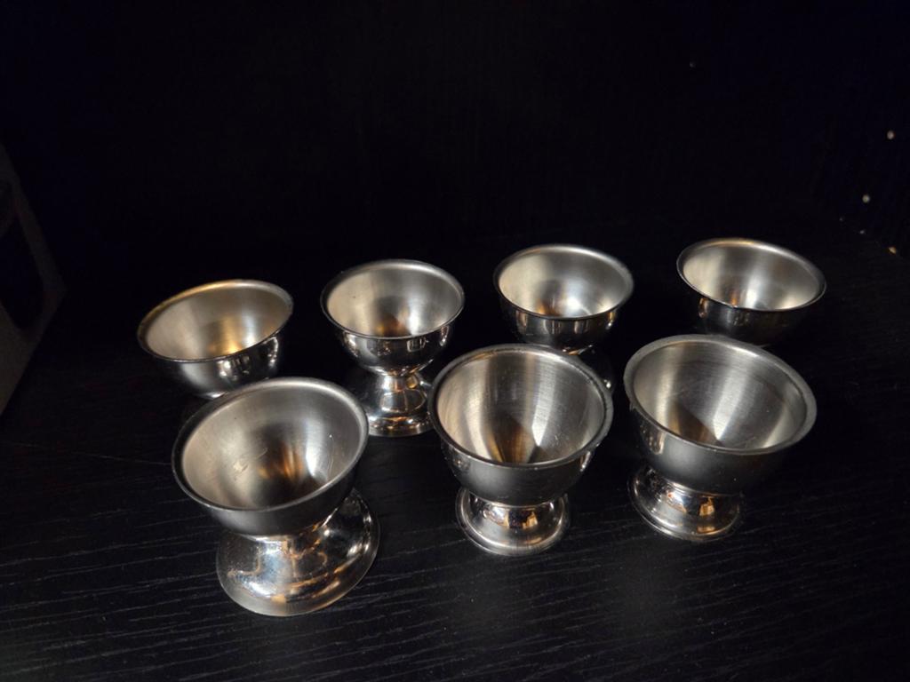 7 eierdopjes, Antiek en Kunst, Ophalen of Verzenden