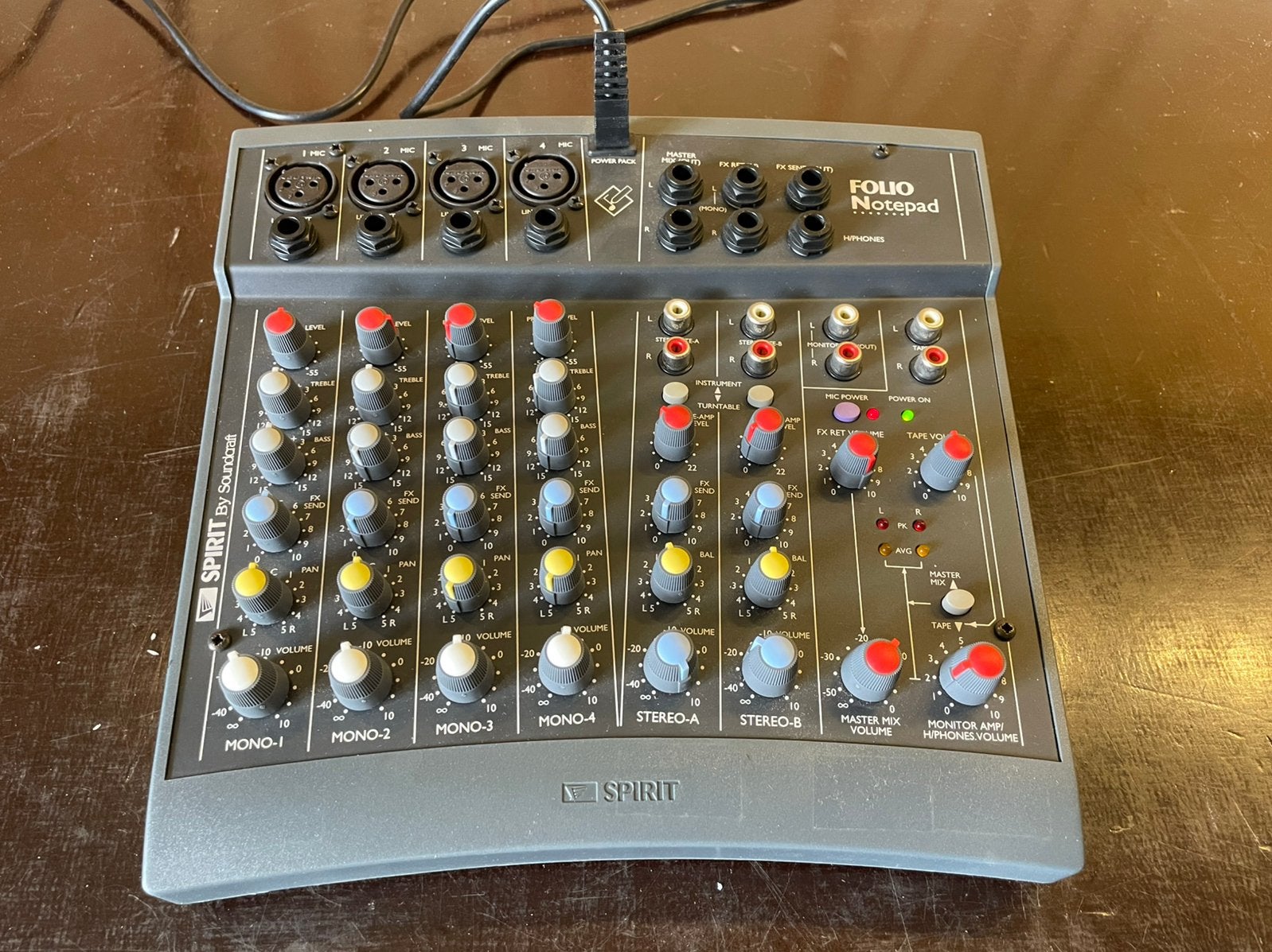Soundcraft Spirit Folio Notepad, Ophalen, Zo goed als nieuw